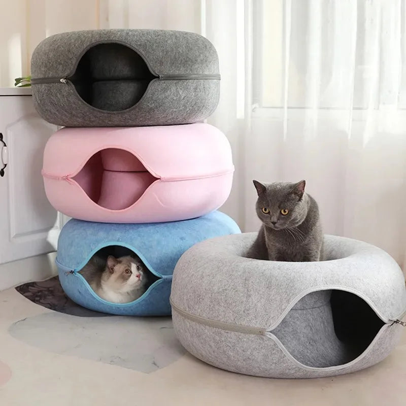 Cat Plush Tunnel Houses