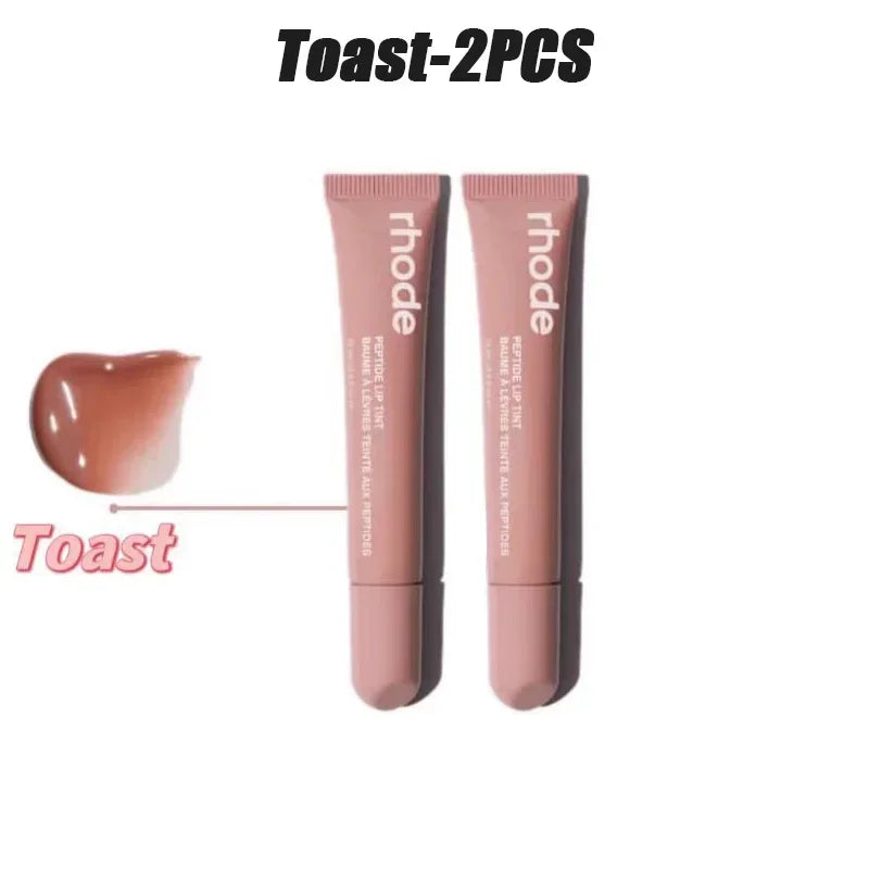 New Lip Balm Phone Case Lip Gloss Long-lasting Moisturizing Liquid Lipstick Toast Espresso Raspberry jelly Transparent Lip Glaze