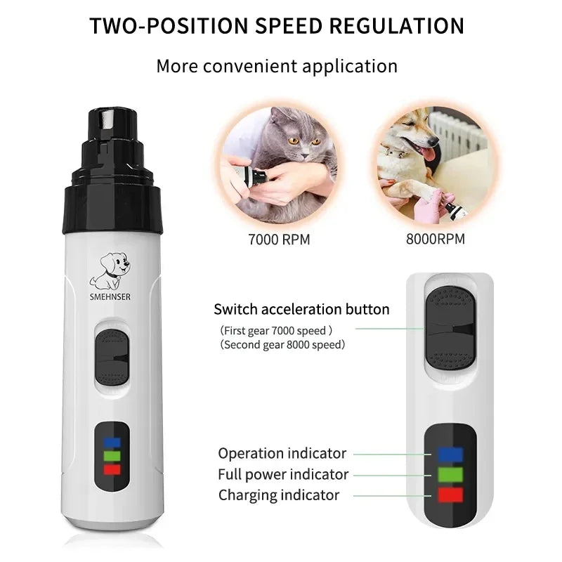 Electric Pets Nail Grinder